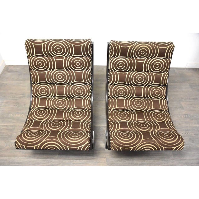 1960s Modern Scoop Lounge Chairs - a Pair For Sale - Image 5 of 11