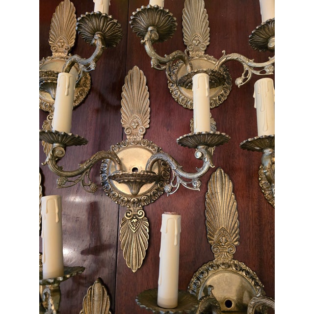 1930s E F Caldwell Attributed Sconces - Set of 8 For Sale In Boston - Image 6 of 8