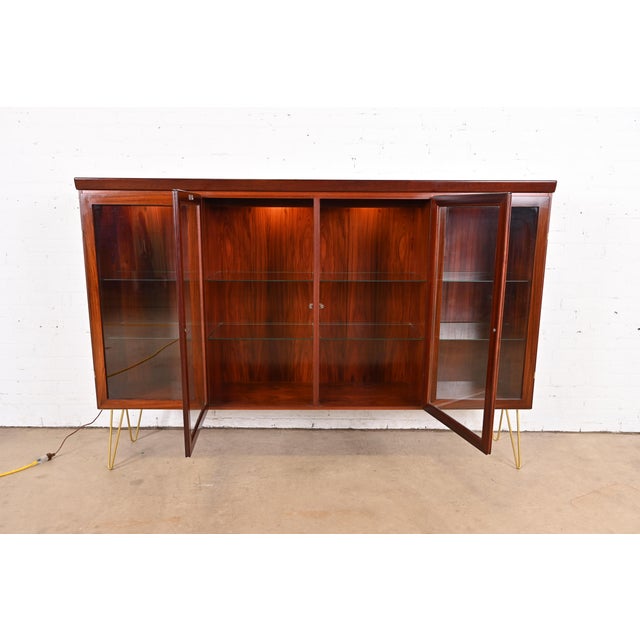1970s Skovby Danish Modern Rosewood Bookcase, Circa 1970s For Sale - Image 5 of 12