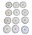 Bring a timeless sense of English sophistication and Neoclassical charm to your next tablescape with this exceptional set...