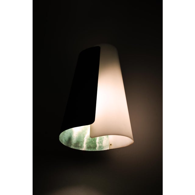 1940s Wall Lamps in Copper and Acrylic Glass attributed to Hans Bergström, 1940s, Set of 2 For Sale - Image 5 of 7
