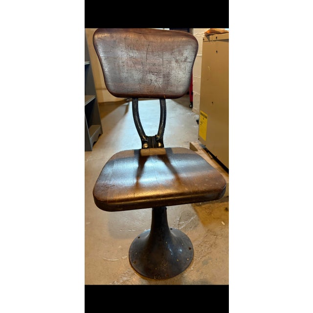 Early 20th Century Early 20th Century Cast Iron Desk For Sale - Image 5 of 7
