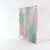 This original modern art piece features a vibrant, multi-layered composition that suggests a lush, abstract garden through...