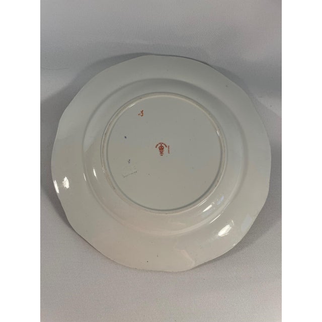 Antique English Royal Crown Derby Dinner Plate, C. 1901 For Sale - Image 9 of 12