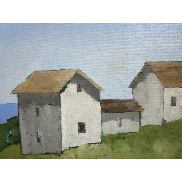 2020s North Pacific Cottages 11x14 Lynne French California Landscape O/C For Sale - Image 5 of 5