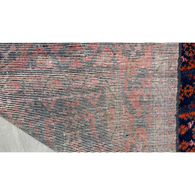 Early 20th Century Tribal Runner - 3.8x17.3 For Sale In Los Angeles - Image 6 of 10