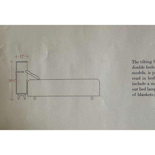 1950s George Nelson /Alexander Girard Storage Headboard for Herman Miller For Sale - Image 13 of 13