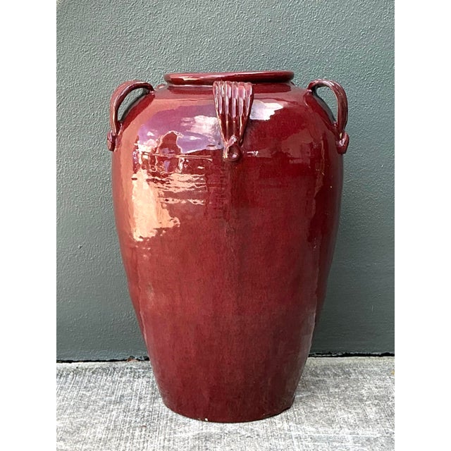 Vintage Glazed Ceramic Tall Stool For Sale - Image 9 of 12