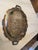 1950s Poole Lancaster Rose Silverplate Large Oval Footed Serving Platter For Sale - Image 12 of 14