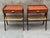 Vintage Danish Teak Nightstands with Rattan Shelves by Søren Rasmussen, 1965, Set of 2 For Sale - Image 4 of 7