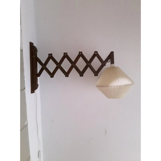 1960s Mid-Century Scissor Wall Lamp, 1960s For Sale - Image 5 of 8
