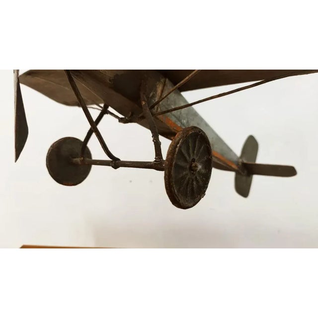 Silver Mid-Century Modern Aluminum Airplane, 1960s For Sale - Image 8 of 18