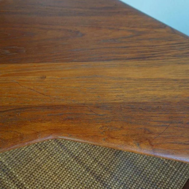 Scandinavian Modern Minerva Side Table in Teak attributed to Peter Hvidt for Soborg Mobler, 1960s For Sale - Image 4 of 12