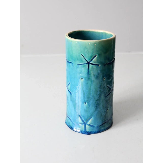 Vintage Signed Studio Pottery Vase For Sale - Image 6 of 9