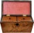 Antique Early 19th C Georgian English Oak Tea Caddy For Sale - Image 4 of 5