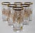 Italian Murano Alfa & Omega Crystal Drinking Glasses Set of 10 Luxury Barware 24 Kt Gold For Sale - Image 3 of 13