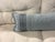 2020s Textured Gray Bolster Pillow For Sale - Image 5 of 12