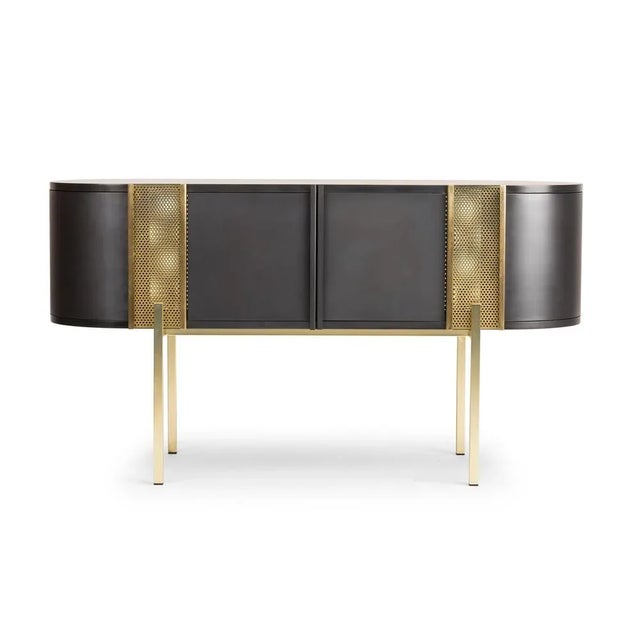 Be-Lieve console extra by Mingardo Dimensions: D153 x W55 x H80 cm Materials: Varnished iron structure and brass Weight:...