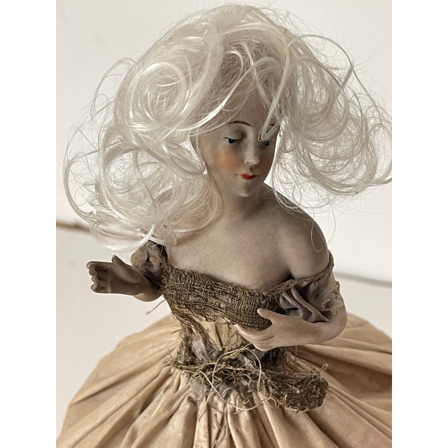 1900 - 1909 Antique Victorian Doll Lamp Shade For Sale - Image 5 of 6