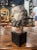 17th Century Spanish Carved Polychrome Bust of Christ on Stand For Sale - Image 12 of 12