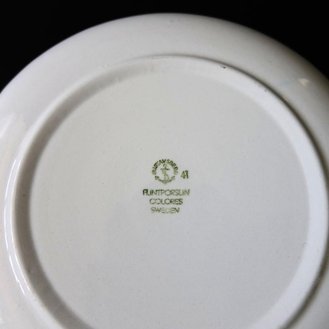 Small Vintage White Coffee Jug with Handle from Gustavsberg, Sweden For Sale - Image 3 of 5