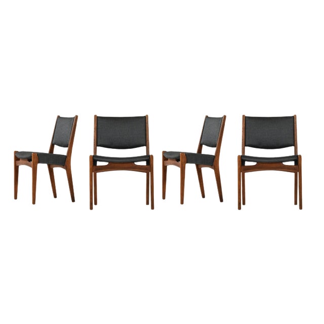 Dining Chairs by Hans Wegner for Johannes Hansen, Denmark, Set of 4 For Sale