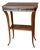 Continental Neoclassical Inlaid Mahogany Two-Tier Side Table For Sale