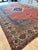 Antique Persian Serapi Carpet, Handmade Wool Oriental Rug, Ivory Rust Light Blue For Sale - Image 18 of 18