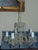 Chandelier with Glass Crystals, 1950s For Sale - Image 12 of 12