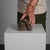 LN, Sculpture of a Crouching Male Figure, 1980s, Bronze For Sale - Image 6 of 11