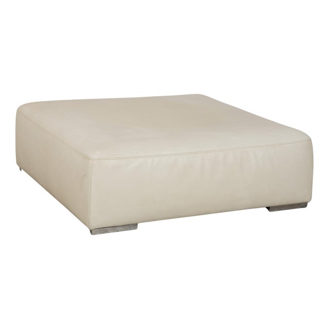 Malhoun Leather Stool from Ligne Roset For Sale