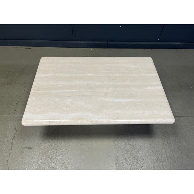 1970s Travertine Coffee Table, Italy, 1970s For Sale - Image 5 of 11