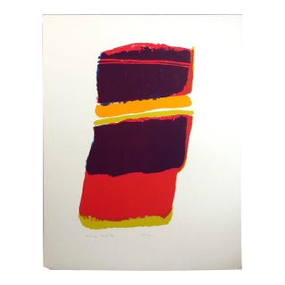 Ida Kohlmeyer "Kohlmeyer Kloud" Hand Signed Serigraph Art, New Orleans 1973 For Sale