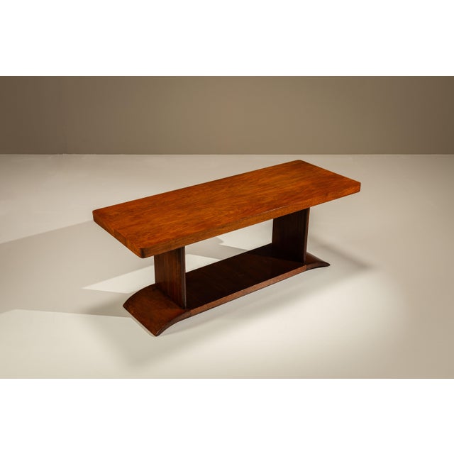 Coffee Table in Mahogany by T Woonhuys, the Netherlands, 1930s For Sale - Image 4 of 9
