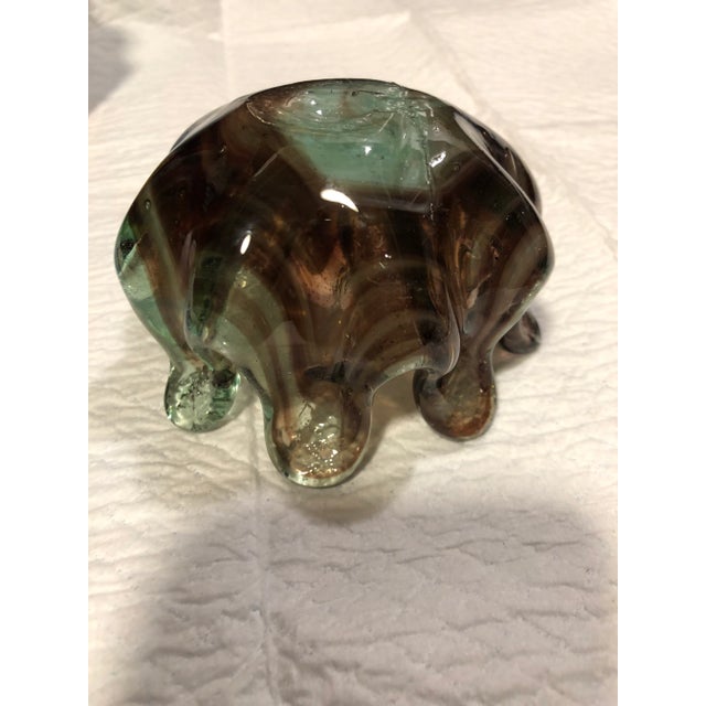 1960s Vintage Blown Glass Dish/Bowl/Ashtray For Sale - Image 5 of 8