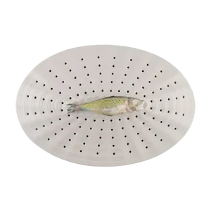Large Fauna Danica/ Flora Danica Porcelain Fish Strainer from Royal Copenhagen