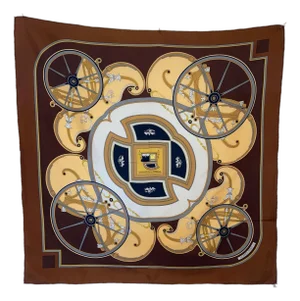 Hermès Washington Carriage Foulard En Soie 1981