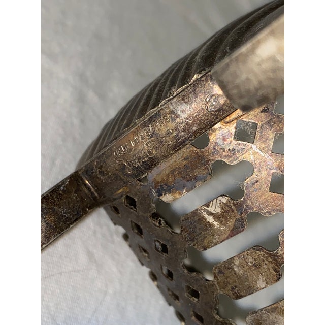 Mid 20th Century Vintage Leonard Silverplate Serving Tray for Crackers, Biscuits, Cookies For Sale - Image 5 of 6