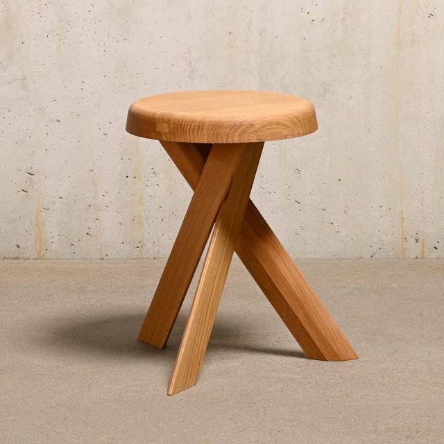 Pierre Chapo S31 Stool in Oak by Pierre Chapo, France, 2010s For Sale - Image 4 of 11