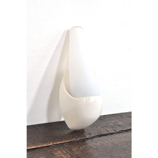 Vintage Bakelite Wall Light in Milk Glass from Bo-Niko, 1960s For Sale - Image 10 of 10