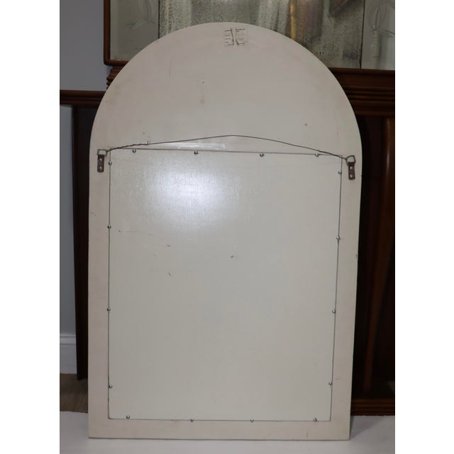 Mid-Century Modern 1990's Tessellated Stone Arched Wall Mirrro For Sale - Image 3 of 16