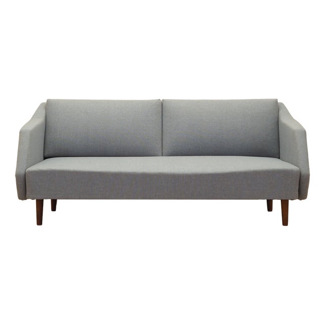 Danish Grey Sofa, 1960s For Sale