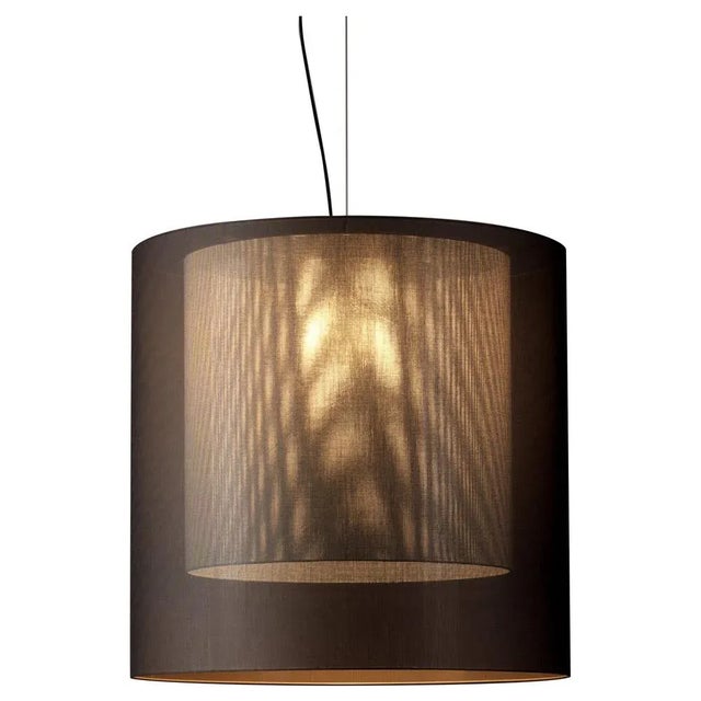 Black and White Moaré XL Pendant Lamp by Antoni Arola For Sale - Image 10 of 10