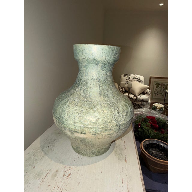 Chinese Dennis and Leen – 18” Han Style Jar For Sale - Image 3 of 4