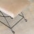Not Yet Made - Made To Order Iron Loop Bench, Brown Mohair For Sale - Image 5 of 9