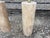 1970s Italian Modern Travertine Cylinder Lamps - a Pair For Sale - Image 6 of 9