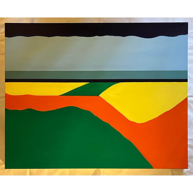 Original Abstract Neo-Minimalist Painting For Sale - Image 4 of 4