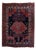 Antique Tribal Afshar Rug in Hand-Knotted Wool, 1890s For Sale