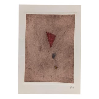 Arthur Luis Piza, Carte De Voeux Galerie Michel Paris, Engraving For Sale