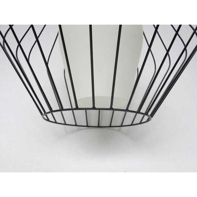 Mid-Century Modern String Pendant Lamp in Glass and Brass, 1950s For Sale - Image 14 of 18